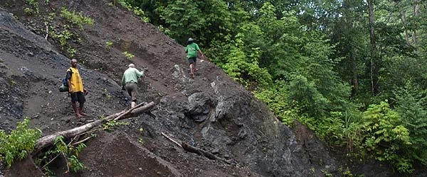 On the climb